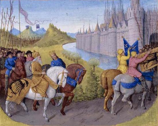 Jean Fouquet Arrival of the crusaders at Constantinople china oil painting image